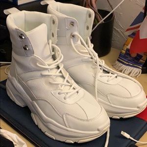 ASOS white boots